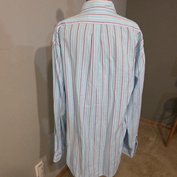 Ralph Lauren Men's Multicolor Striped Shirt Sz Large‎ - Picture 2 of 6